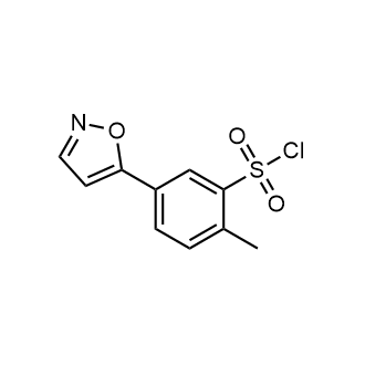 5-(Isoxazol-5-yl)-2-methylbenzene-1-sulfonyl chloride|CS-0713709