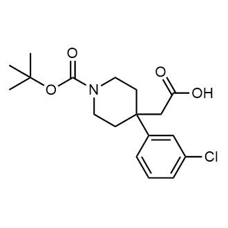 2-(1-(tert-Butoxycarbonyl)-4-(3-chlorophenyl)piperidin-4-yl)acetic acid|CS-0714062