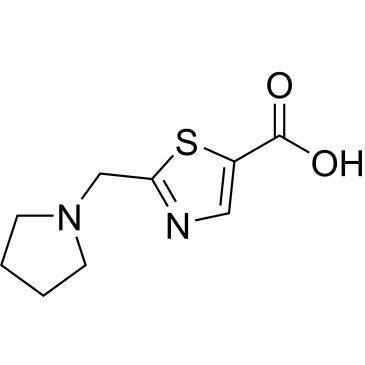 2-(1-Pyrrolidinylmethyl)-5-thiazolecarboxylic acid|CS-0714310