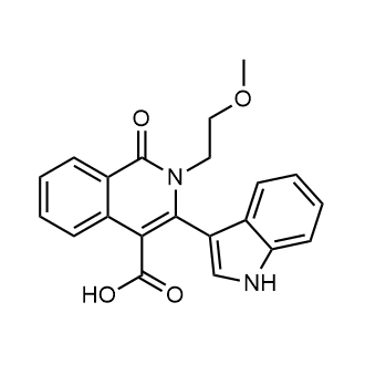 3-(1H-Indol-3-yl)-2-(2-methoxyethyl)-1-oxo-1,2-dihydroisoquinoline-4-carboxylic acid|CS-0714850