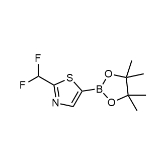 2-(Difluoromethyl)-5-(4,4,5,5-tetramethyl-1,3,2-dioxaborolan-2-yl)thiazole|CS-0715034