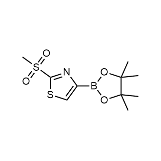 2-(Methylsulfonyl)-4-(4,4,5,5-tetramethyl-1,3,2-dioxaborolan-2-yl)thiazole|CS-0715118