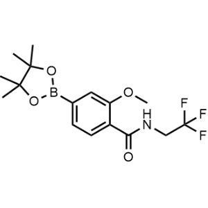 2-Methoxy-4-(4,4,5,5-tetramethyl-1,3,2-dioxaborolan-2-yl)-N-(2,2,2-trifluoroethyl)benzamide|CS-0715150