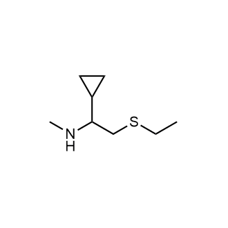 [1-CYclopropyl-2-(ethylthio)ethyl]methylamine|CS-0715380