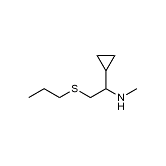 [1-CYclopropyl-2-(propylthio)ethyl]methylamine|CS-0715381