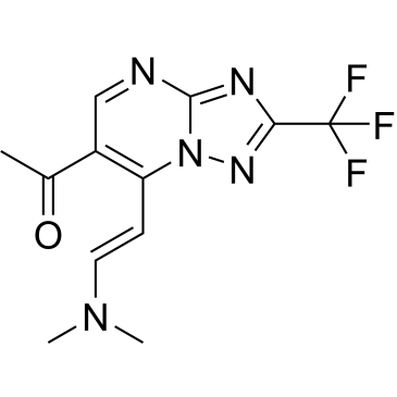 1-[7-[2-(Dimethylamino)ethenyl]-2-(trifluoromethyl)[1,2,4]triazolo[1,5-a]pyrimidin-6-yl]ethanone|CS-0715396