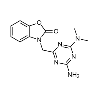 3-((4-Amino-6-(dimethylamino)-1,3,5-triazin-2-yl)methyl)benzo[d]oxazol-2(3H)-one|CS-0715484
