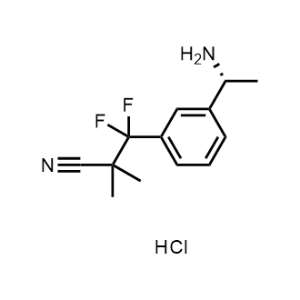 (R)-3-(3-(1-Aminoethyl)phenyl)-3,3-difluoro-2,2-dimethylpropanenitrile hydrochloride|CS-0715715