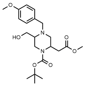 tert-Butyl 5-(hydroxymethyl)-2-(2-methoxy-2-oxoethyl)-4-(4-methoxybenzyl)piperazine-1-carboxylate|CS-0715762