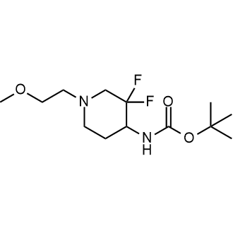 tert-Butyl (3,3-difluoro-1-(2-methoxyethyl)piperidin-4-yl)carbamate|CS-0715795