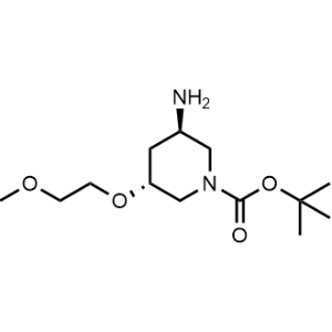 tert-Butyl (3R,5R)-3-amino-5-(2-methoxyethoxy)piperidine-1-carboxylate|CS-0715796