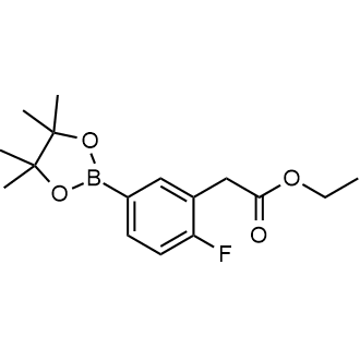 Ethyl 2-fluoro-5-(4,4,5,5-tetramethyl-1,3,2-dioxaborolan-2-yl)benzeneacetate|CS-0716406