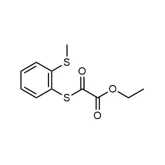 Ethyl 2-((2-(methylthio)phenyl)thio)-2-oxoacetate|CS-0716766