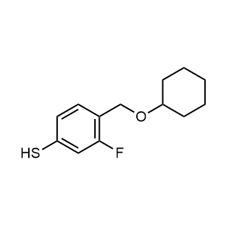 4-((Cyclohexyloxy)methyl)-3-fluorobenzenethiol|CS-0717451
