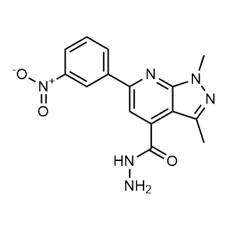 1,3-Dimethyl-6-(3-nitrophenyl)-1H-pyrazolo[3,4-b]pyridine-4-carbohydrazide|CS-0718386
