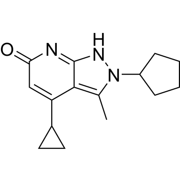 2-Cyclopentyl-4-cyclopropyl-3-methyl-2H-pyrazolo[3,4-b]pyridin-6(7H)-one|CS-0718553
