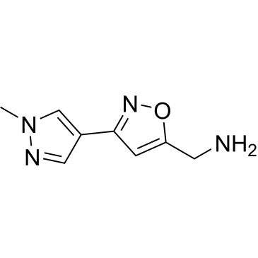 (3-(1-Methyl-1H-pyrazol-4-yl)isoxazol-5-yl)methanamine|CS-0718620