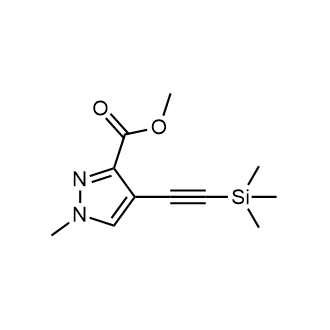 Methyl 1-methyl-4-((trimethylsilyl)ethynyl)-1H-pyrazole-3-carboxylate|CS-0718753
