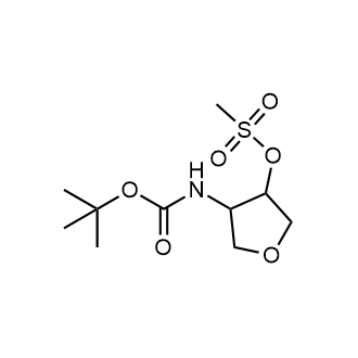 4-((tert-Butoxycarbonyl)amino)tetrahydrofuran-3-yl methanesulfonate|CS-0718954