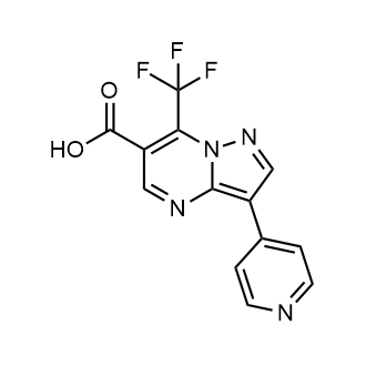 3-(Pyridin-4-yl)-7-(trifluoromethyl)pyrazolo[1,5-a]pyrimidine-6-carboxylic acid|CS-0719355