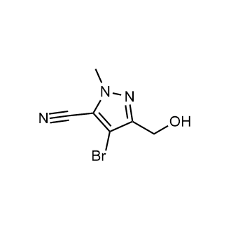 4-Bromo-3-(hydroxymethyl)-1-methyl-1H-pyrazole-5-carbonitrile|CS-0719614
