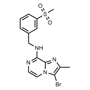 3-Bromo-2-methyl-N-(3-(methylsulfonyl)benzyl)imidazo[1,2-a]pyrazin-8-amine|CS-0719660