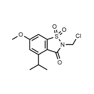 2-(Chloromethyl)-4-isopropyl-6-methoxybenzo[d]isothiazol-3(2H)-one 1,1-dioxide|CS-0719668
