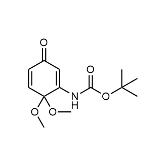 tert-Butyl (6,6-dimethoxy-3-oxocyclohexa-1,4-dien-1-yl)carbamate|CS-0719796