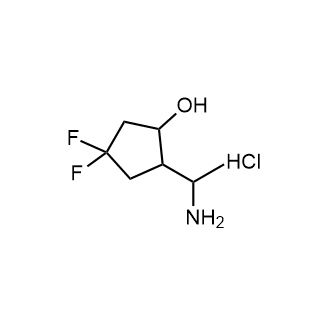 2-(1-Aminoethyl)-4,4-difluorocyclopentanol hydrochloride|CS-0720056
