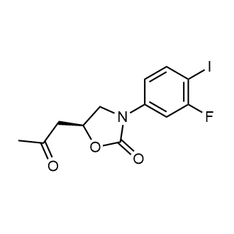 (S)-3-(3-Fluoro-4-iodophenyl)-5-(2-oxopropyl)oxazolidin-2-one|CS-0720308