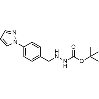 tert-Butyl 2-(4-(1h-pyrazol-1-yl)benzyl)hydrazinecarboxylate|CS-0720563
