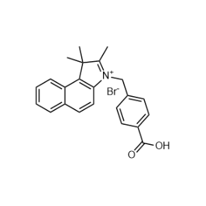 1H-Benz[e]indolium, 3-[(4-carboxyphenyl)methyl]-1,1,2-trimethyl-, bromide 1:1|CS-0720704