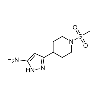 3-(1-(Methylsulfonyl)piperidin-4-yl)-1H-pyrazol-5-amine|CS-0721191