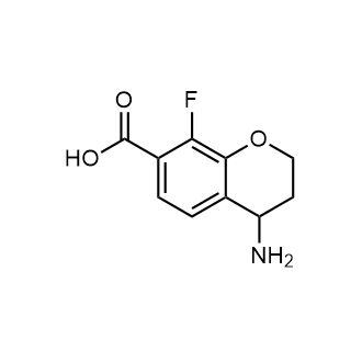 4-Amino-8-fluoro-3,4-dihydro-2H-1-benzopyran-7-carboxylic acid|CS-0721258