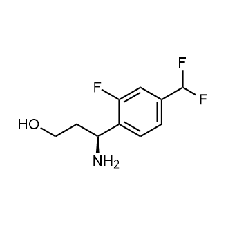 (S)-3-amino-3-(4-(difluoromethyl)-2-fluorophenyl)propan-1-ol|CS-0721282