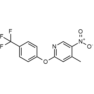 4-Methyl-5-nitro-2-(4-(trifluoromethyl)phenoxy)pyridine|CS-0721485
