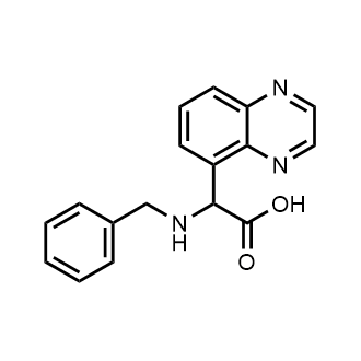 2-(Benzylamino)-2-(quinoxalin-5-yl)acetic acid|CS-0721767