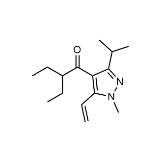 2-Ethyl-1-(3-isopropyl-1-methyl-5-vinyl-1H-pyrazol-4-yl)butan-1-one|CS-0721791