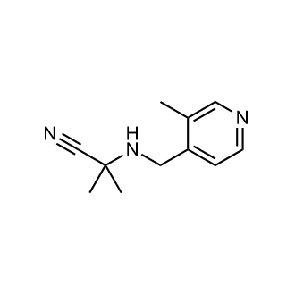 2-Methyl-2-(((3-methylpyridin-4-yl)methyl)amino)propanenitrile|CS-0721793