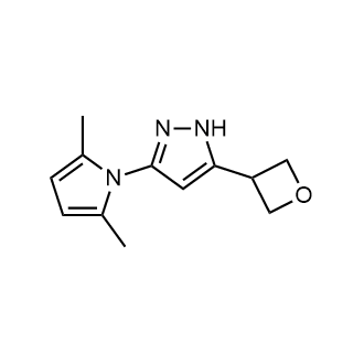 3-(2,5-Dimethyl-1H-pyrrol-1-yl)-5-(oxetan-3-yl)-1H-pyrazole|CS-0721803
