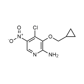 4-Chloro-3-(cyclopropylmethoxy)-5-nitropyridin-2-amine|CS-0721820