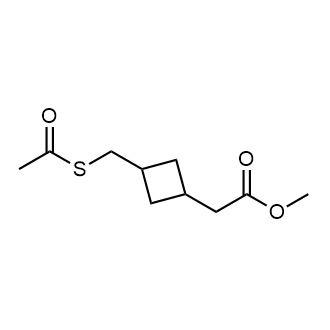 Methyl 2-(3-((acetylthio)methyl)cyclobutyl)acetate|CS-0722007