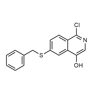 6-(Benzylthio)-1-chloroisoquinolin-4-ol|CS-0722073