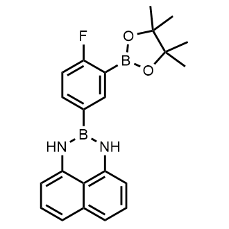 2-(4-Fluoro-3-(4,4,5,5-tetramethyl-1,3,2-dioxaborolan-2-yl)phenyl)-2,3-dihydro-1H-naphtho[1,8-de][1,3,2]diazaborinine|CS-0722259