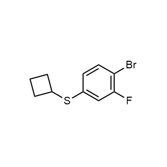 (4-Bromo-3-fluorophenyl)(cyclobutyl)sulfane|CS-0722359