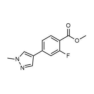 Methyl 2-fluoro-4-(1-methyl-1H-pyrazol-4-yl)benzoate|CS-0722386