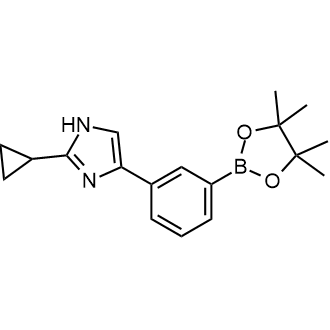 2-Cyclopropyl-4-(3-(4,4,5,5-tetramethyl-1,3,2-dioxaborolan-2-yl)phenyl)-1H-imidazole|CS-0722557