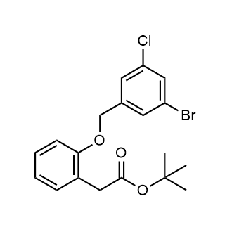 tert-Butyl 2-(2-((3-bromo-5-chlorobenzyl)oxy)phenyl)acetate|CS-0722653