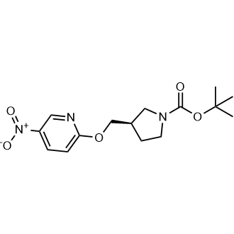 (R)-tert-Butyl 3-(((5-nitropyridin-2-yl)oxy)methyl)pyrrolidine-1-carboxylate|CS-0722680