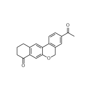 3-Acetyl-10,11-dihydro-5H-dibenzo[c,g]chromen-8(9H)-one|CS-0722794